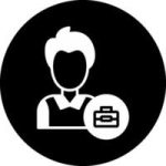 Hiring 1 employment circle inverted icon vector SafeStep Scoopers https://safestepscoopers.com/hiring/